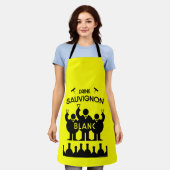 Sauvignon Blanc Wine Drinker Schort (Gedragen)