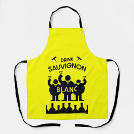 Sauvignon Blanc Wine Drinker Schort