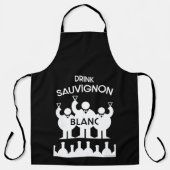 Sauvignon Blanc Wine Drinker Schort (Voorkant)