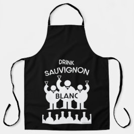 Sauvignon Blanc Wine Drinker Schort