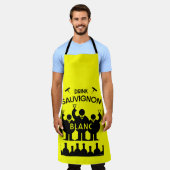 Sauvignon Blanc Wine Drinker Schort (Gedragen)