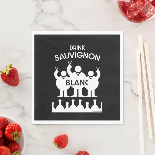 Sauvignon Blanc Wine Drinker Servet (Insitu)