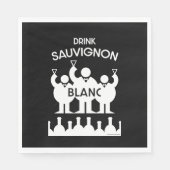 Sauvignon Blanc Wine Drinker Servet (Voorkant)