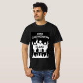 Sauvignon Blanc Wine Drinker T-Shirt (Voorkant volledig)