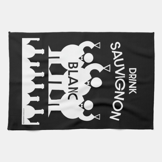 Sauvignon Blanc Wine Drinker Theedoek (Horizontaal)