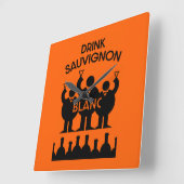 Sauvignon Blanc Wine Drinker Vierkante Klok (Hoek)