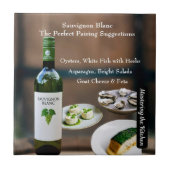 Sauvignon Blanc Wine Pairing Guide Tegeltje (Voorkant)