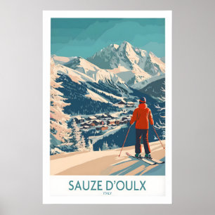 Sauze dOulx Poster Italië 1