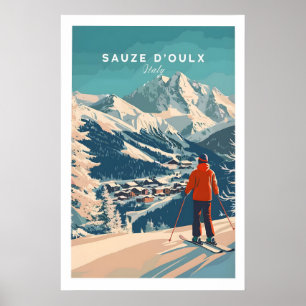 Sauze dOulx Print Italië 1