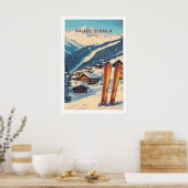 Sauze dOulx Ski Print 1 (Keuken)