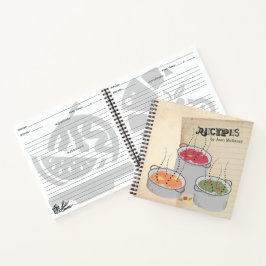 Sauzen potten persoonlijk kookboek recept notitieb notitieboek