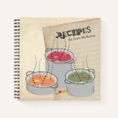 Sauzen potten persoonlijk kookboek recept notitieb notitieboek (Voorkant)