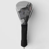Savage and Cool, Great Dane Dog Golfheadcover (Voorkant)