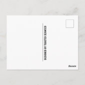 SAVAGE COFFEE  KOFFIE-BRIEFKAARTEN BRIEFKAART (Achterkant)