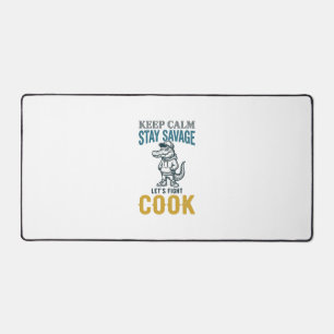 Savage Cook Alligator Vintage Gravure Grafisch_1 Bureaumat