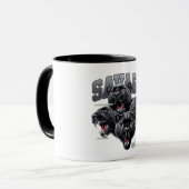 Savage Gorilla Alpha Mentaliteit Koffiemok Mok (Voorkant links)