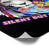 Savage Lion Sticker  Poster (Hoek)