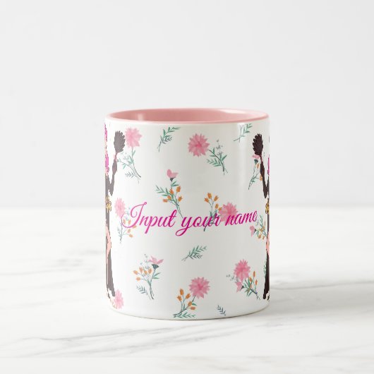 Savage Mom Funny Mug – Sassy Moederdag cadeau Tweekleurige Koffiemok (Center)