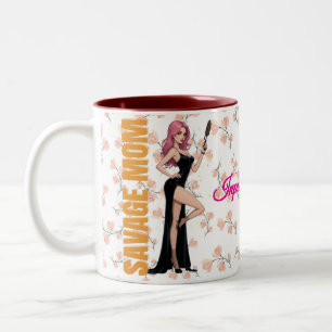 Savage Mom Mok - Glamoureus Sassy Mom Gift met Ret