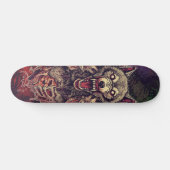 Savage Multi-Headed Demon Wolf Kunst Persoonlijk Skateboard (Horizontaal)