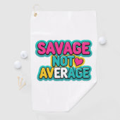SAVAGE NIET GEMIDDELD GOLF GOLFHANDDOEK (Insitu)