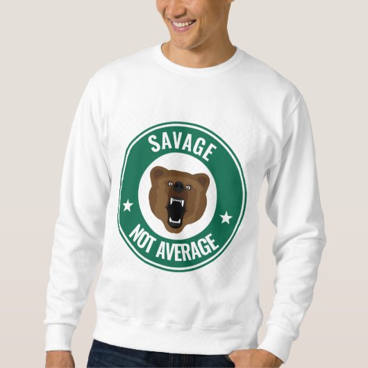 SAVAGE NIET GEMIDDELD, grappige T-Shirts (Voorkant)