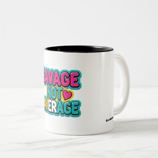 SAVAGE NIET GEMIDDELDE MOK (Voorkant rechts)