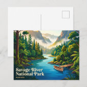 Savage River National Park Australië Briefkaart (Voorkant / Achterkant)