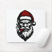 Savage Santa Claus Smoking Cigar Christmas  Muismat (Met muis)