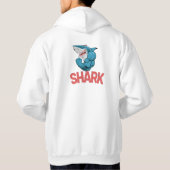 "Savage Shark Hoodie – Deep Sea Predator Vibes" (Achterkant)