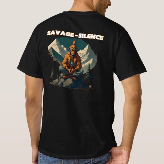 Savage Silence T-shirt (Achterkant)