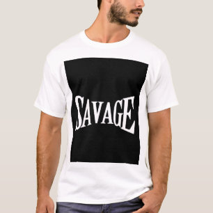 SAVAGE. T-SHIRT MET OPDRUK