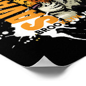 Savage Tiger,brooklyn Made, Graphic Tees Tiger, Mo Poster (Hoek)