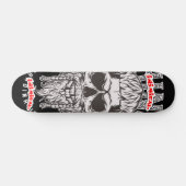 Savage Viking Skull Persoonlijk Skateboard (Horizontaal)