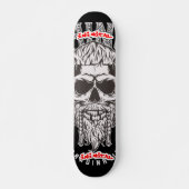 Savage Viking Skull Persoonlijk Skateboard (Voorkant)