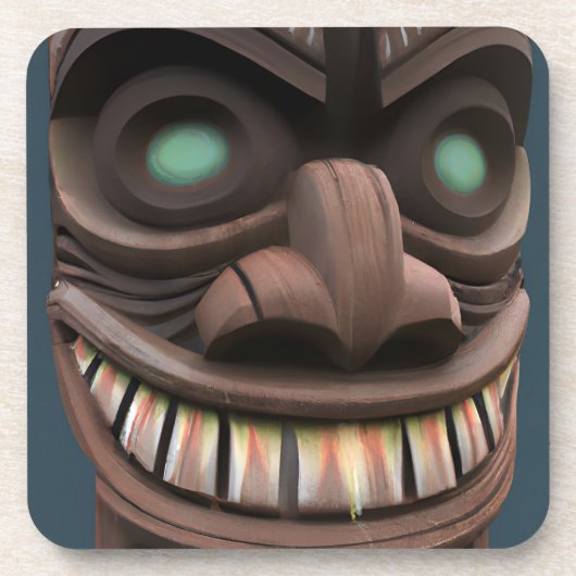 Savagely Sophisticated Tiki Bier Onderzetter (Voorkant)