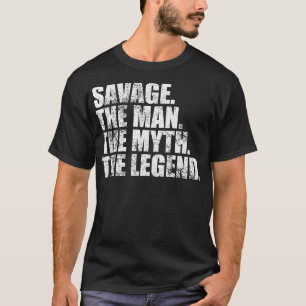 SavageSavage Achternaam Savage S T-shirt