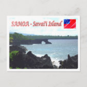 Savai'i Island - Kustlijn - Samoa - Briefkaart (Voorkant)