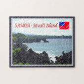 Savai'i Island - Kustlijn - Samoa - Legpuzzel (Horizontaal)