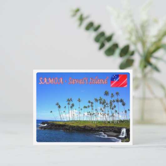 Savai'i Island - Samoa - Briefkaart (Staand voorkant)