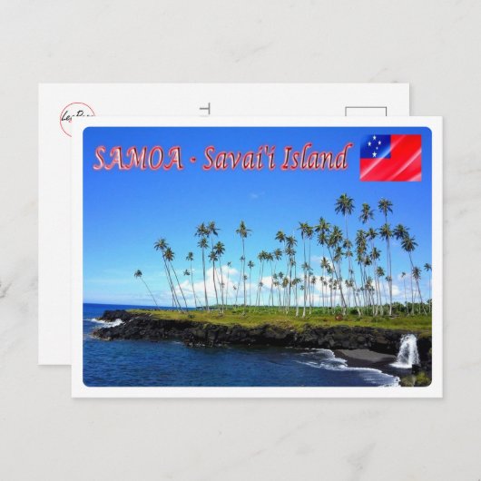 Savai'i Island - Samoa - Briefkaart (Voorkant / Achterkant)