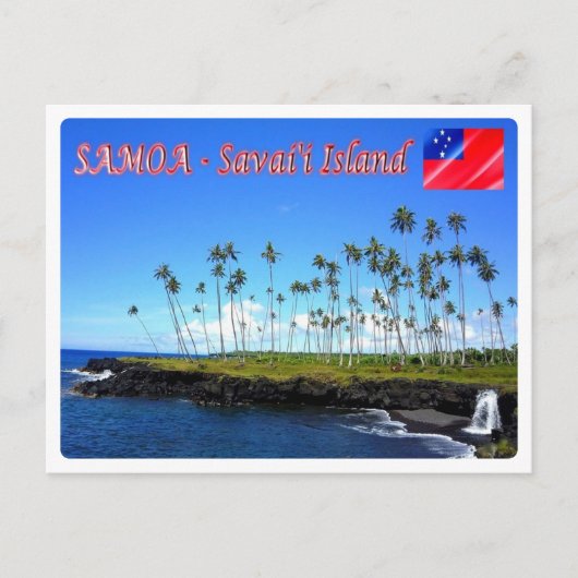 Savai'i Island - Samoa - Briefkaart (Voorkant)