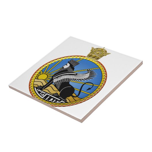 Savak Iran geheime politie Tegeltje (Zijkant)