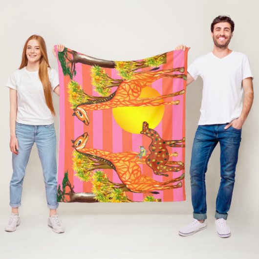 Savana Fleece Blanket (In situ)