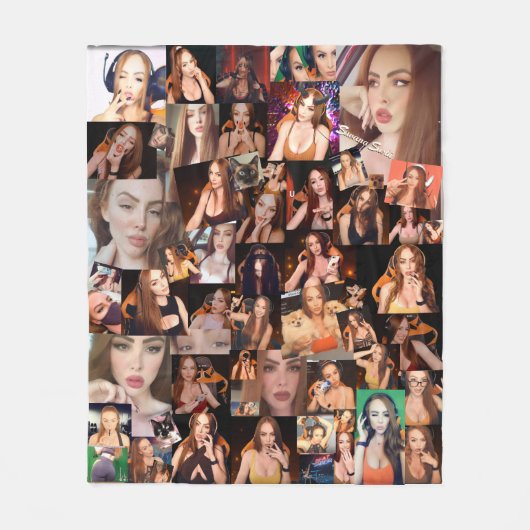 Savanasushi Selfie Blanket Fleece Deken (Voorkant)