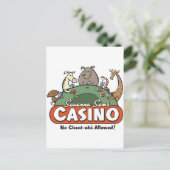 Savanna Casino Briefkaart (Staand voorkant)