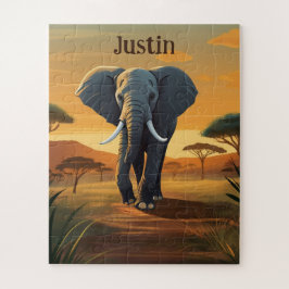 Savanna Elephant Legpuzzel