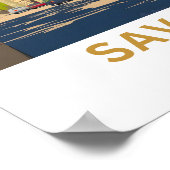 Savanna Georgia Reisprint Poster (Hoek)