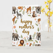 Savanna Moedersdag Scene Kaart (Gele Bloem)