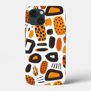 "Savanna Pop: Tribale Viben in Oranje & Zwart" Case-Mate iPhone Case